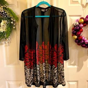 Chico’s Sheer Travelers Jacket, size 3